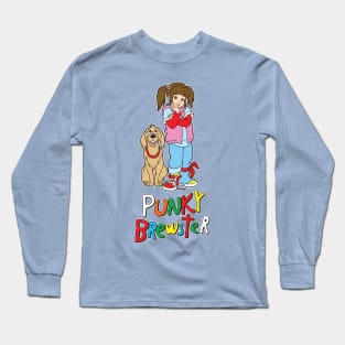 Punky Brewster Cartoon Long Sleeve T-Shirt